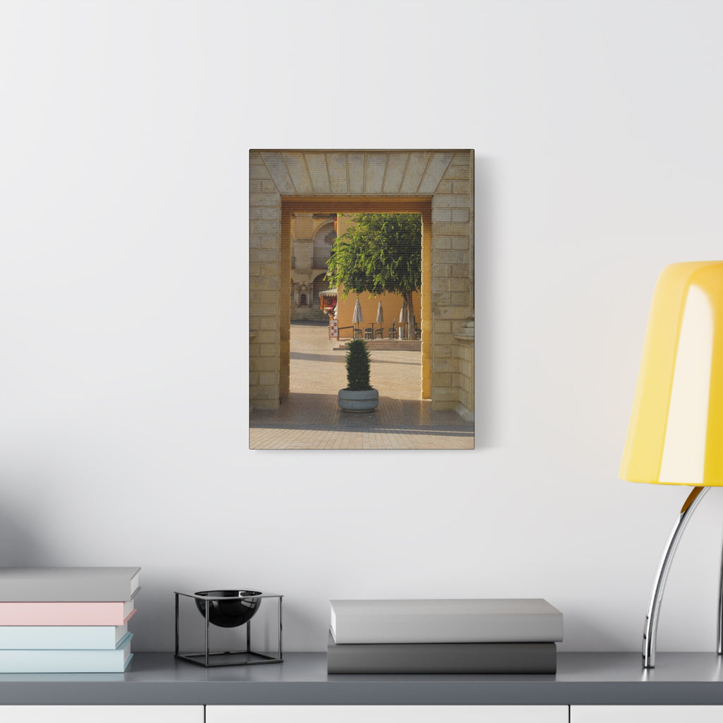 Spanish Archway Canvas Print — Stretched Matte Wall Art
