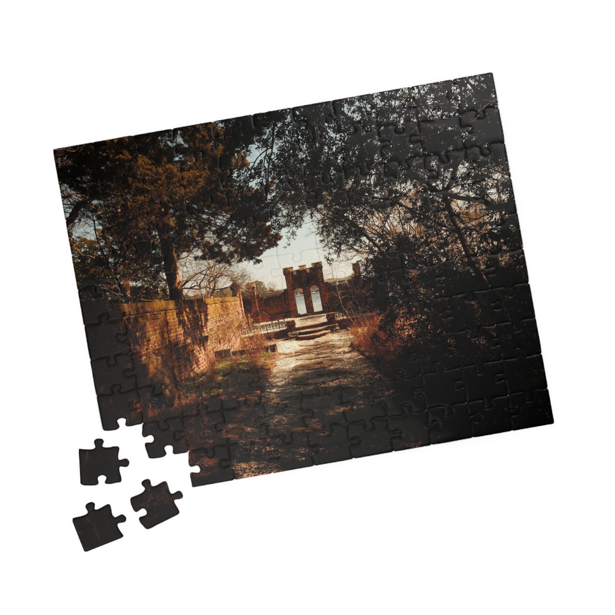 Scenic Ruins Landscape Puzzle — 110/252/520/1014-Piece Jigsaw