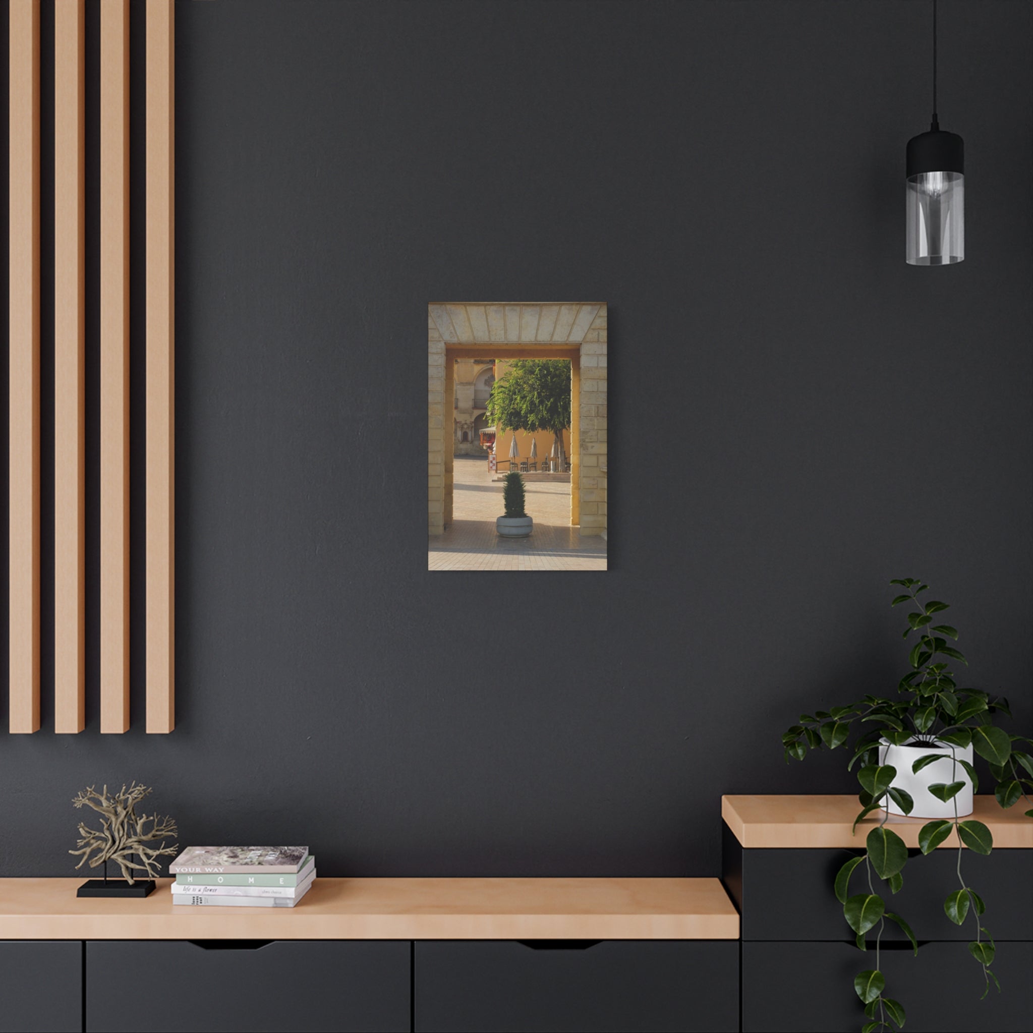 Spanish Archway Canvas Print — Stretched Matte Wall Art