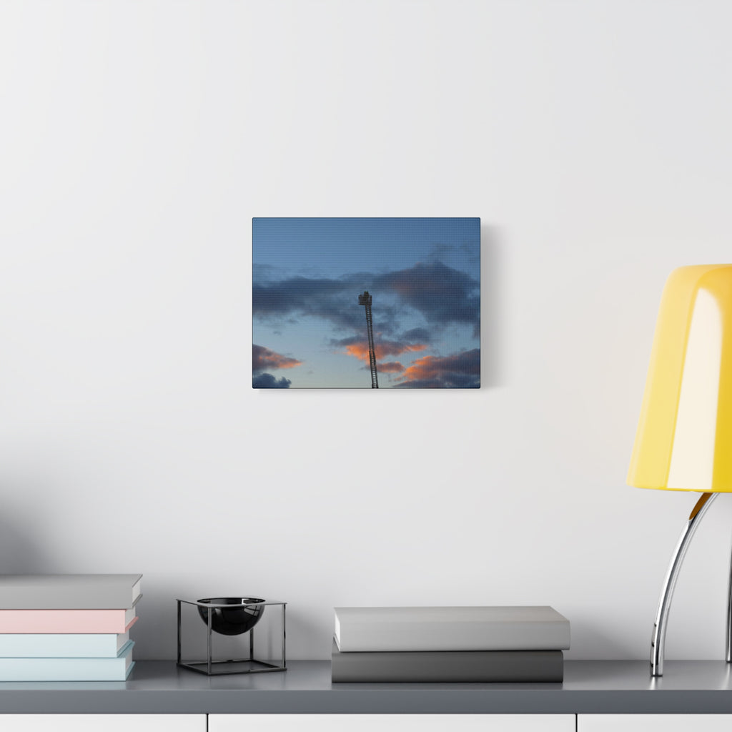 Fire In The Sky Canvas Print — Moody Sky Wall Art