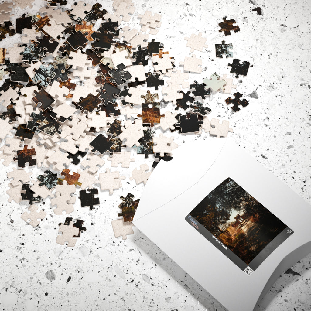 Scenic Ruins Landscape Puzzle — 110/252/520/1014-Piece Jigsaw