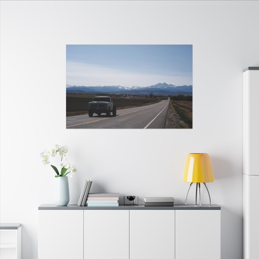 All roads lead to the mountains — Longmont Colorado Wall Art