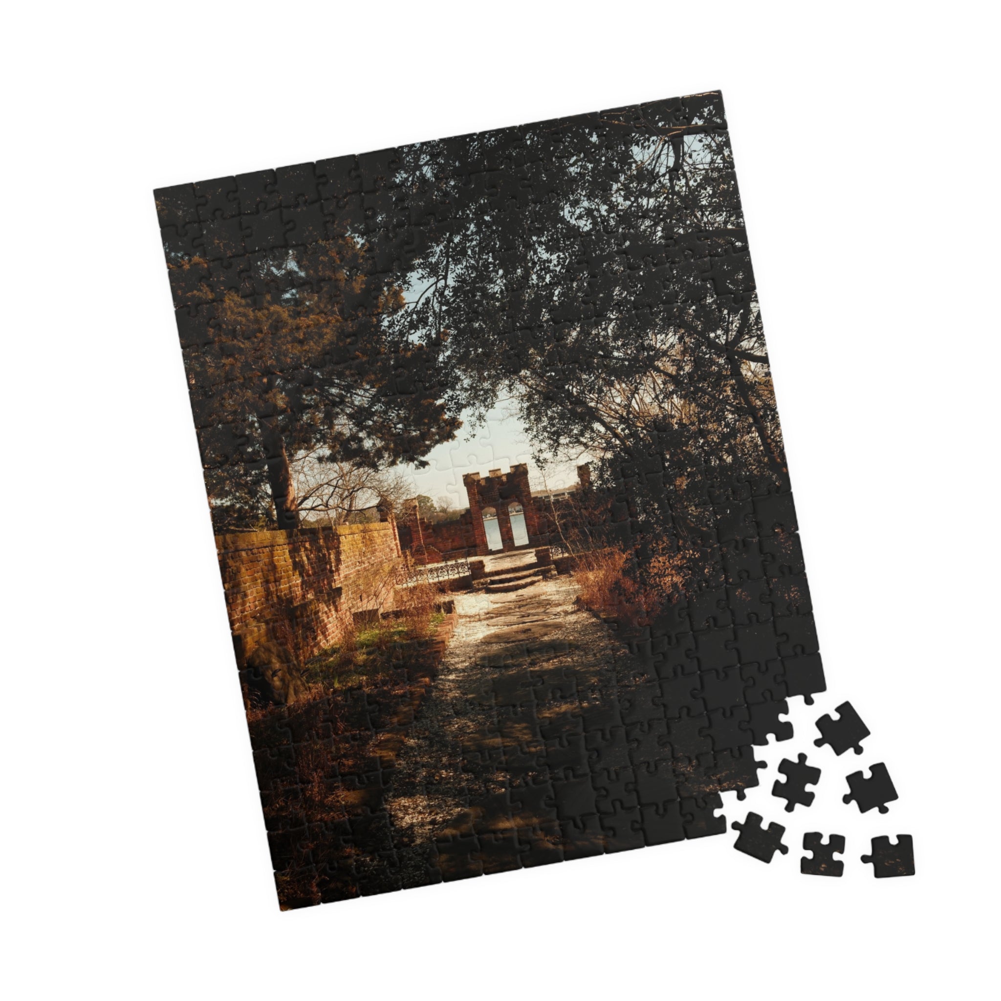 Scenic Ruins Landscape Puzzle — 110/252/520/1014-Piece Jigsaw