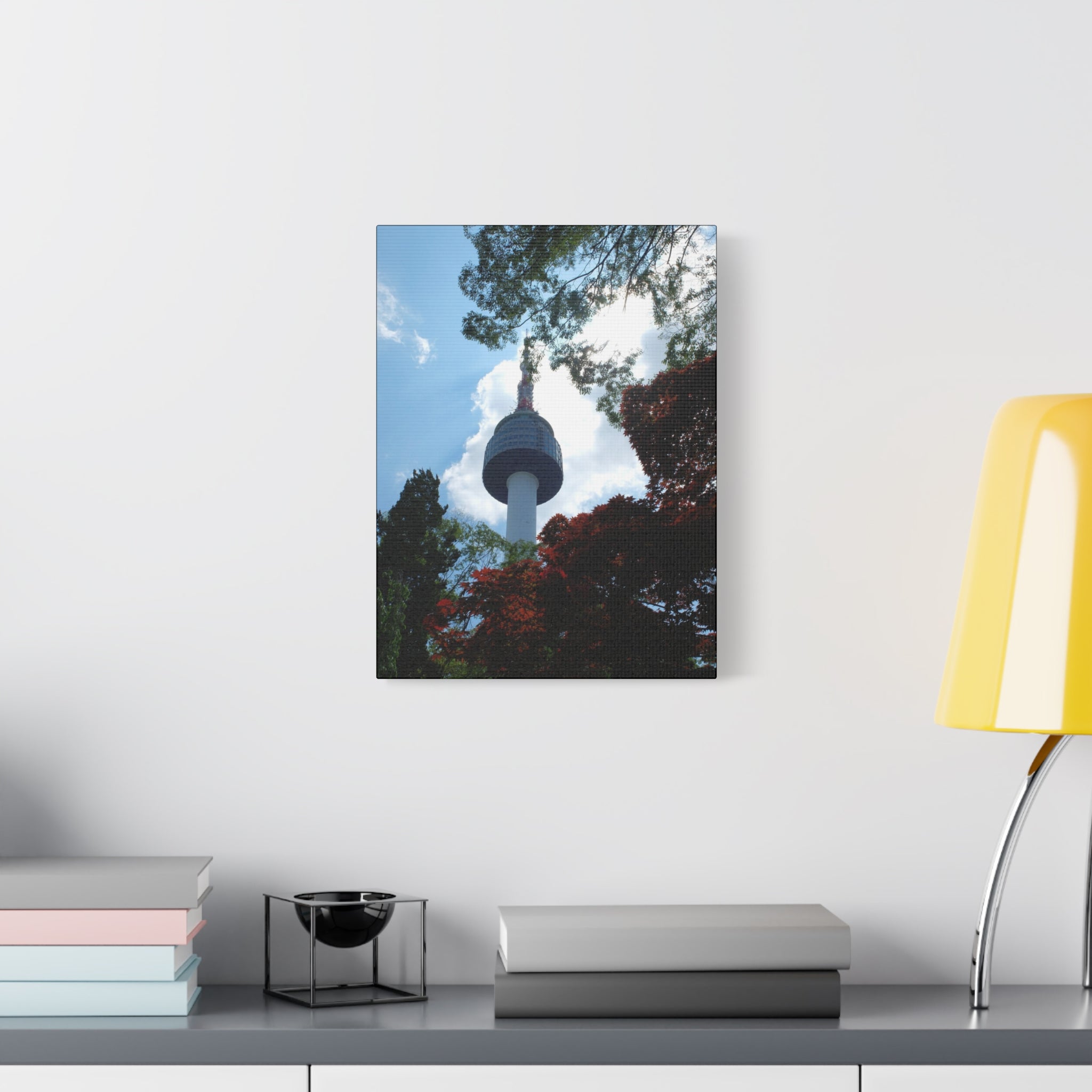 Seoul N Tower Canvas Print — Matte Stretched Wall Art