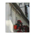 Spanish Street Flowers Canvas Print — 'Pozo de Cueto' Wall Art