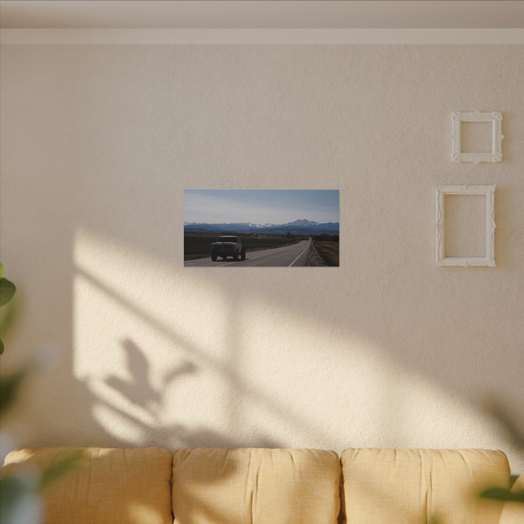 All roads lead to the mountains — Longmont Colorado Wall Art