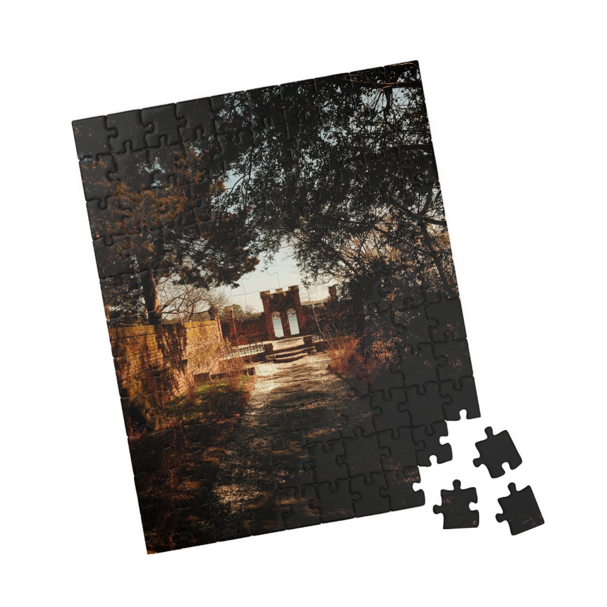 Scenic Ruins Landscape Puzzle — 110/252/520/1014-Piece Jigsaw