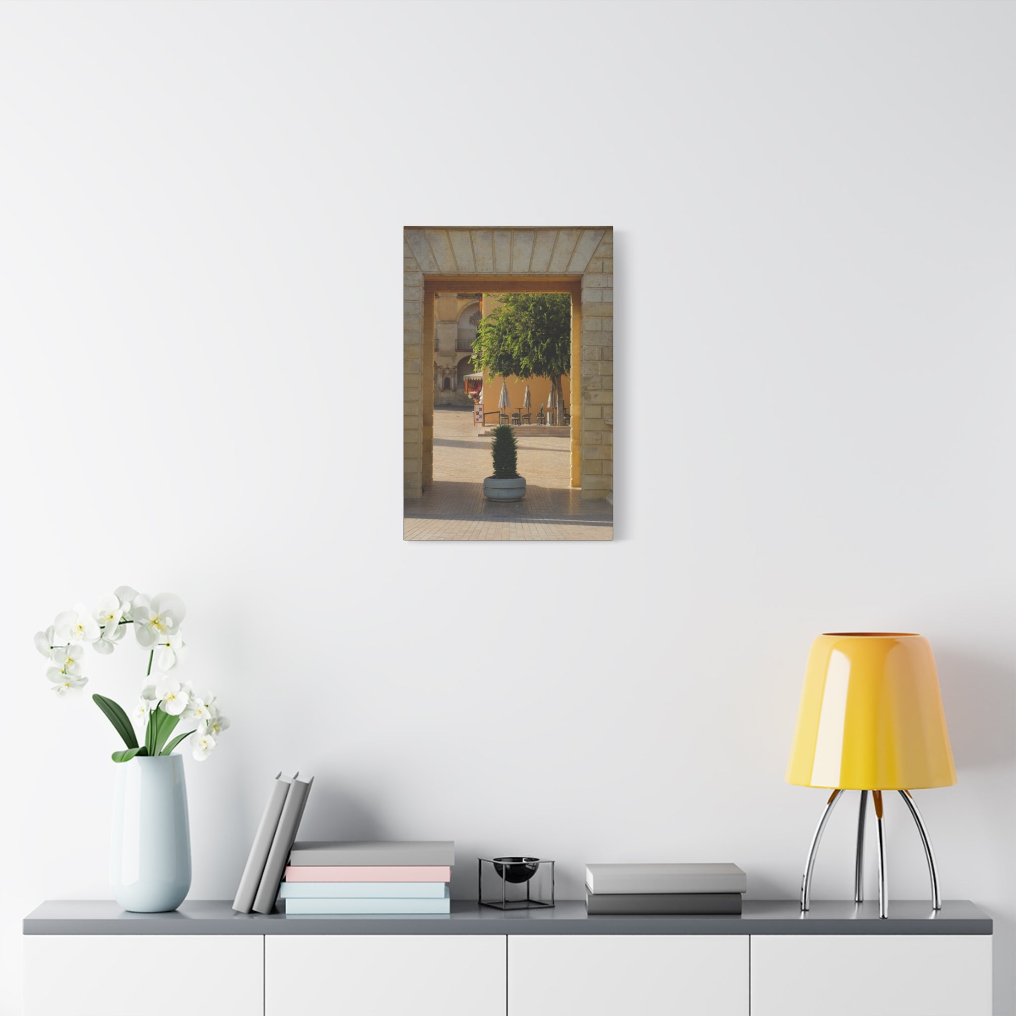 Spanish Archway Canvas Print — Stretched Matte Wall Art