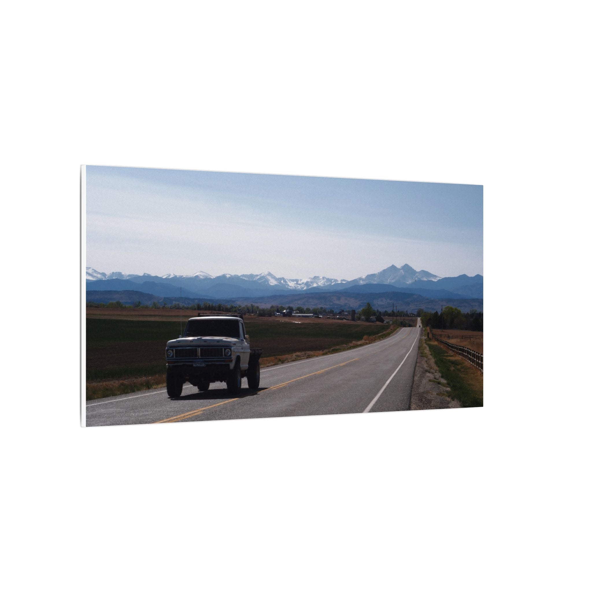 All roads lead to the mountains — Longmont Colorado Wall Art