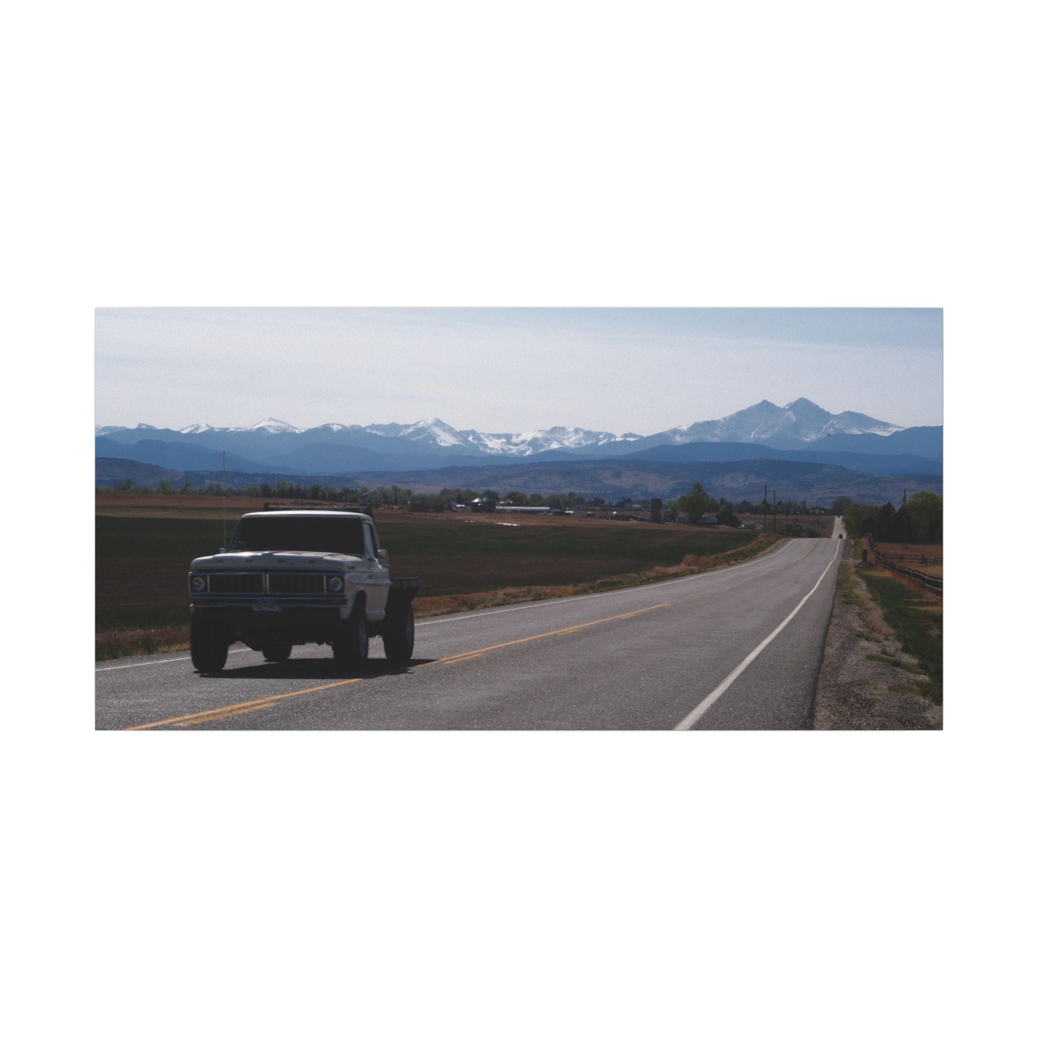 All roads lead to the mountains — Longmont Colorado Wall Art