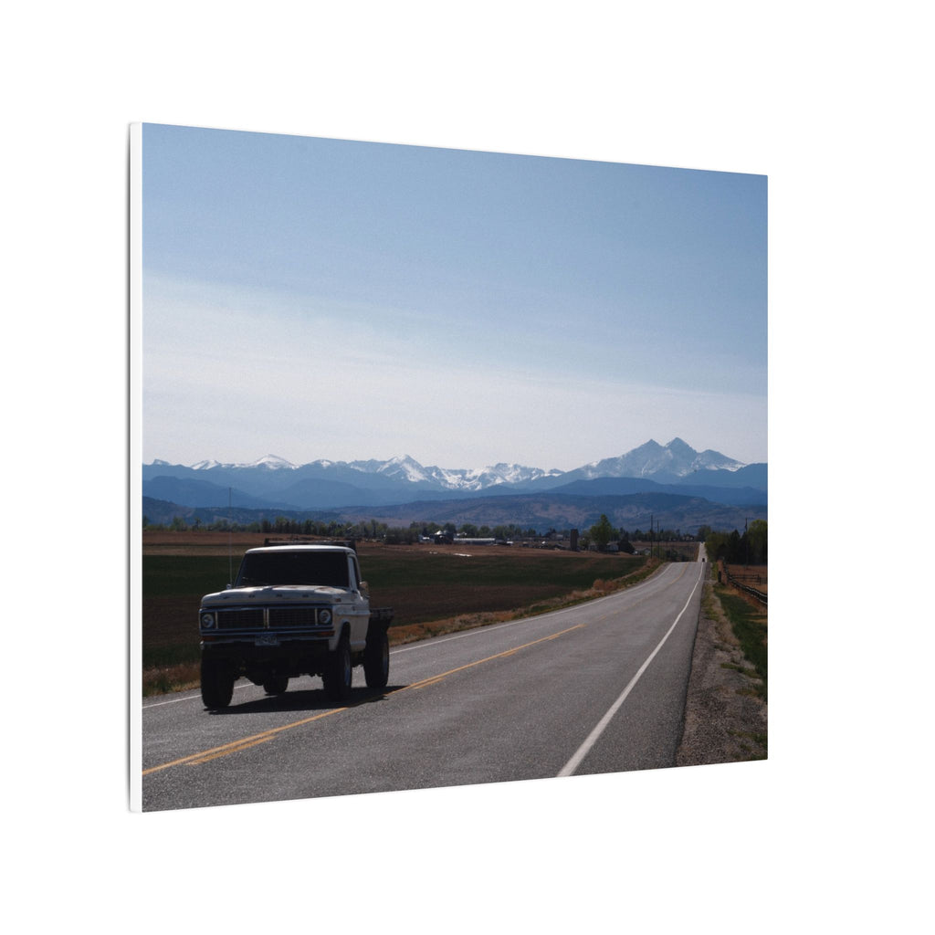 All roads lead to the mountains — Longmont Colorado Wall Art