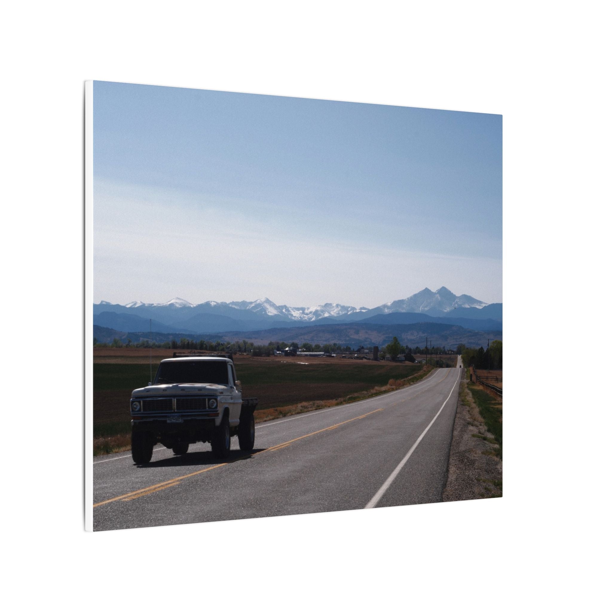 All roads lead to the mountains — Longmont Colorado Wall Art