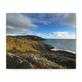 Emerald Isle Coastal Cliff Canvas Print – Seaside Landscape Matte Stretched Wall Art