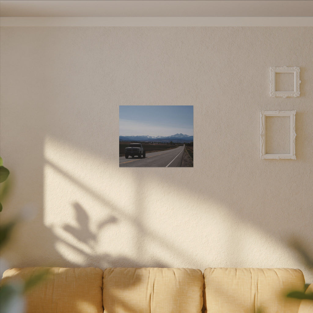 All roads lead to the mountains — Longmont Colorado Wall Art