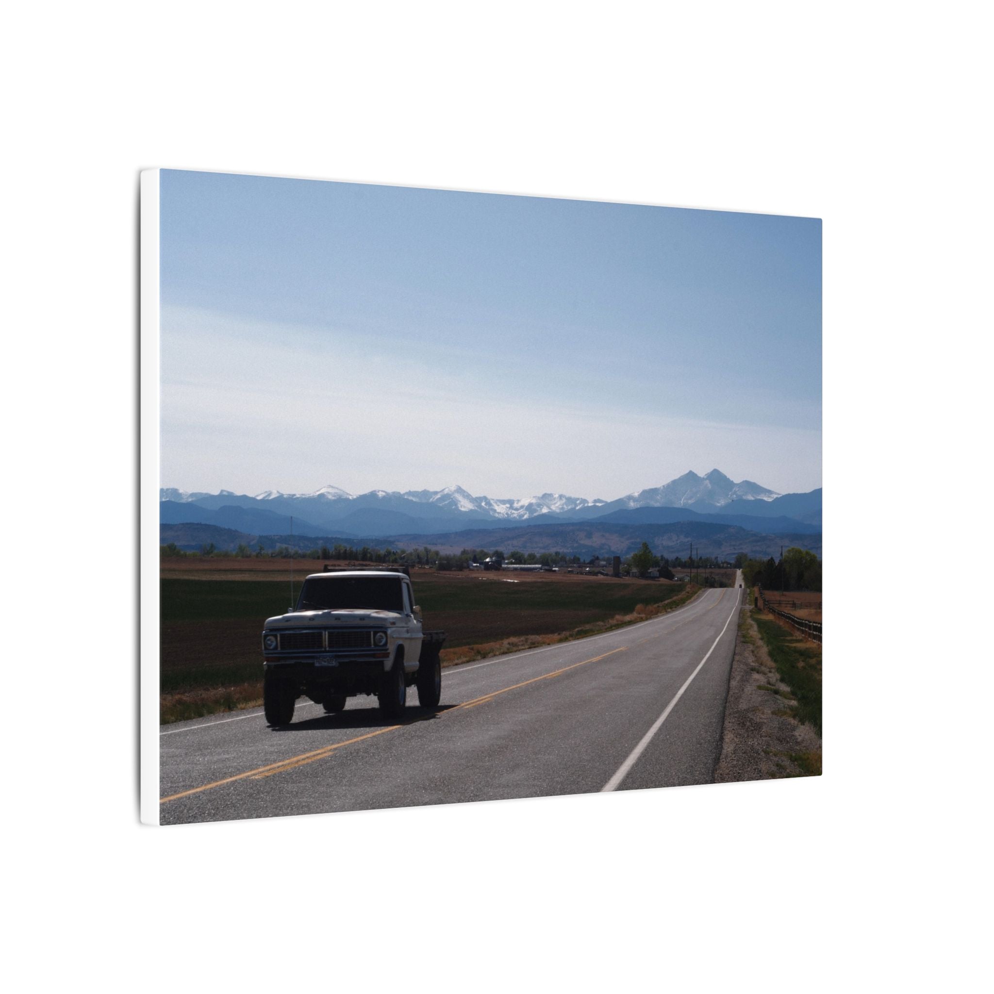 All roads lead to the mountains — Longmont Colorado Wall Art