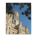 Madrid Palacio de Cibeles Architectural Matte Stretched Canvas