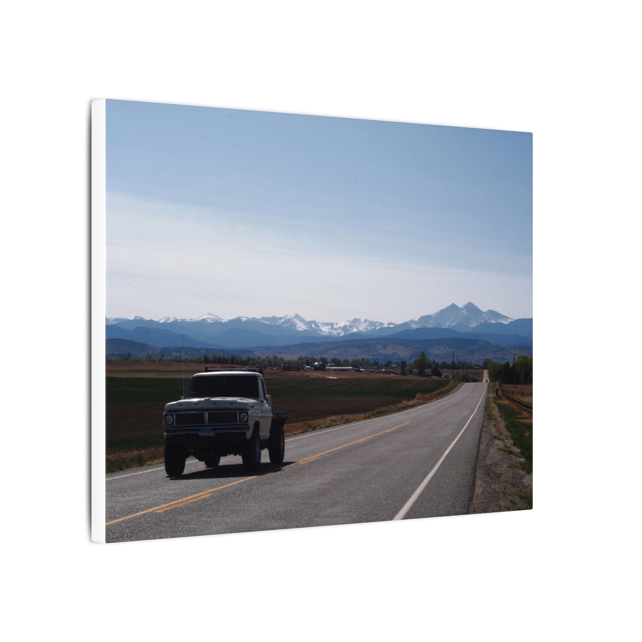 All roads lead to the mountains — Longmont Colorado Wall Art