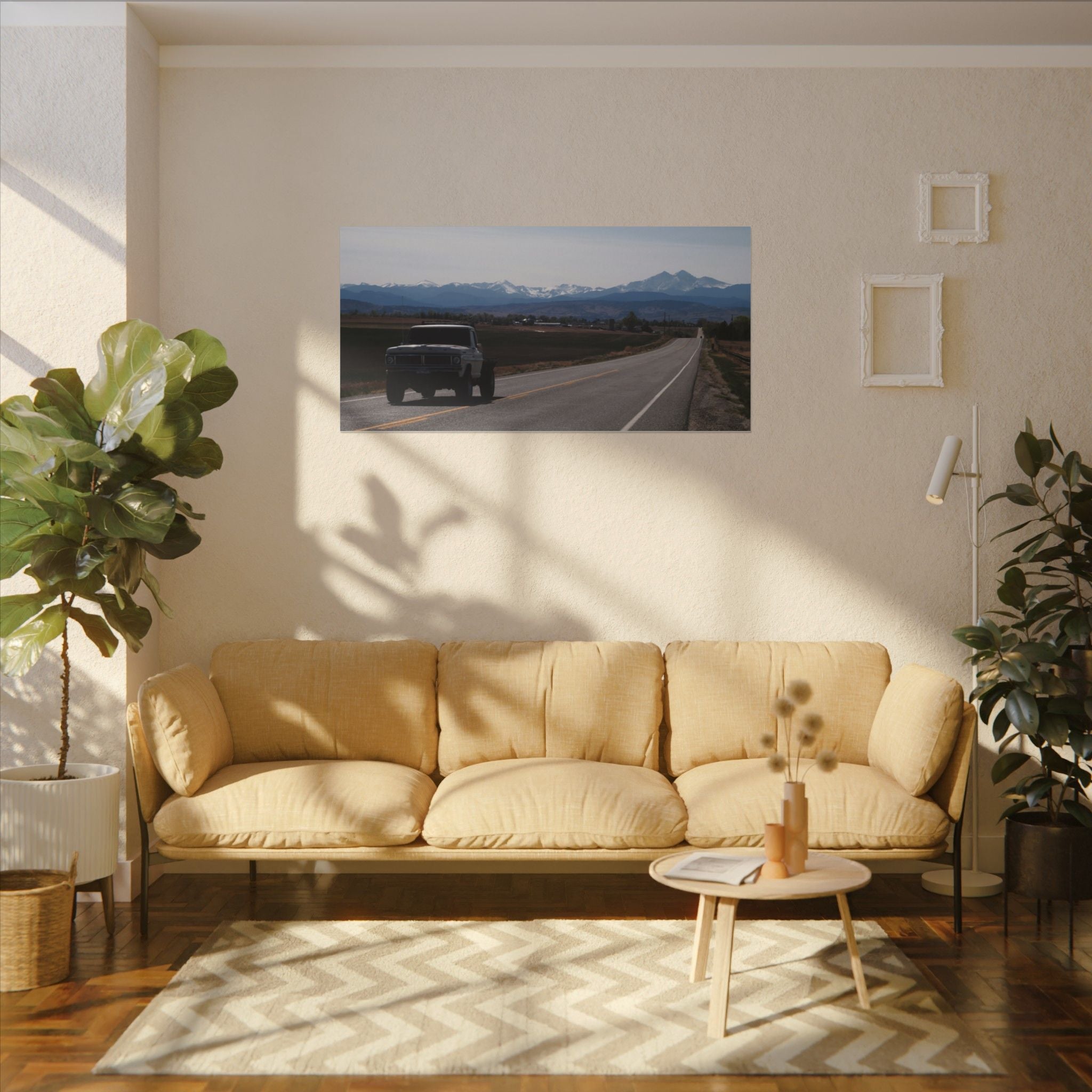 All roads lead to the mountains — Longmont Colorado Wall Art