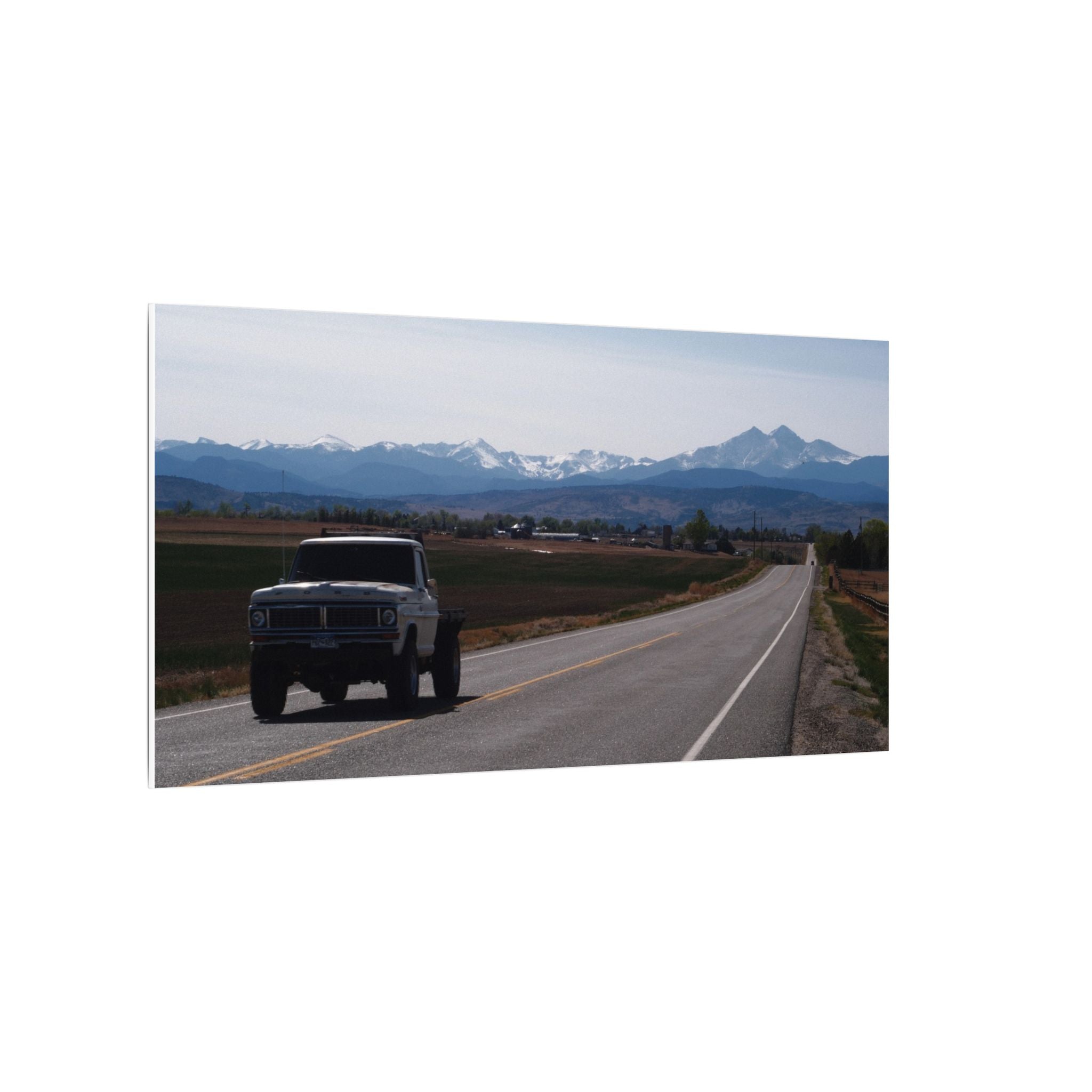 All roads lead to the mountains — Longmont Colorado Wall Art