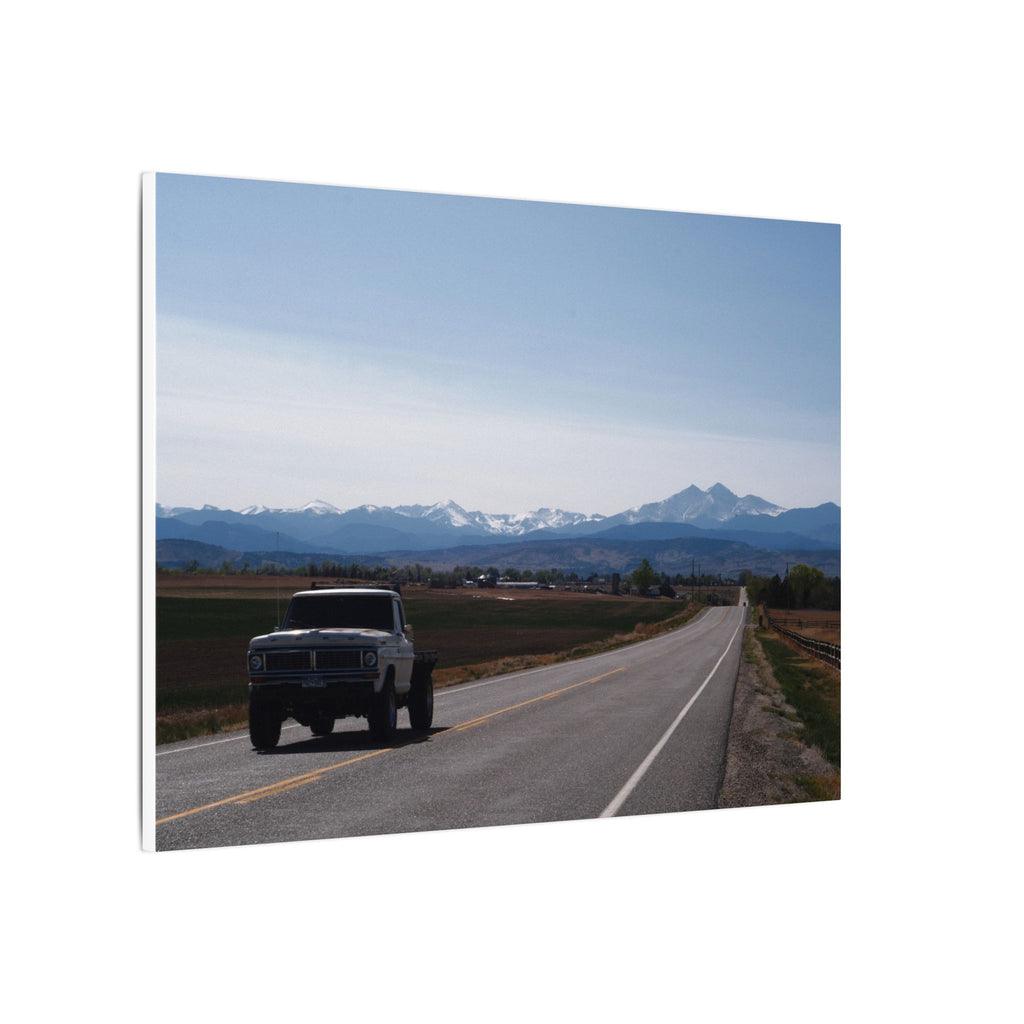All roads lead to the mountains — Longmont Colorado Wall Art