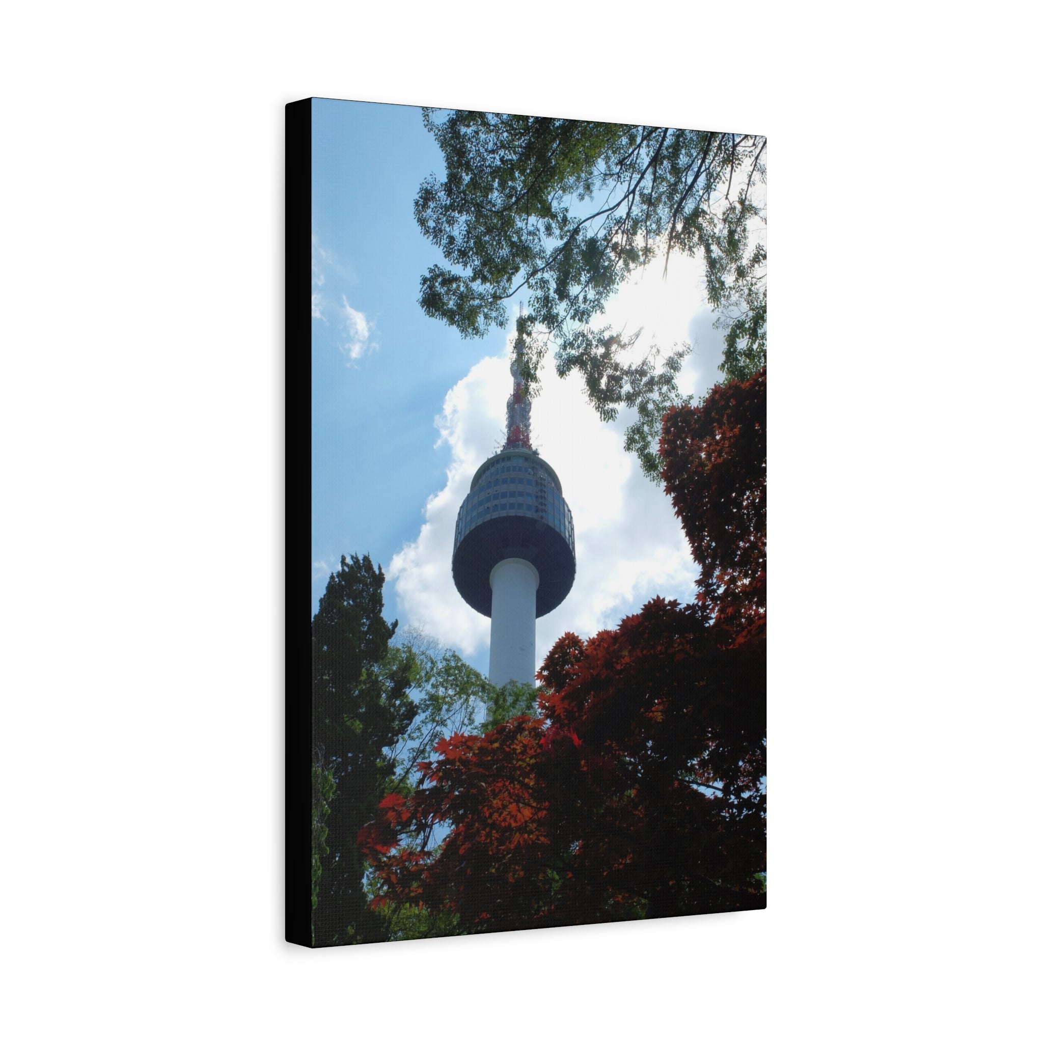 Seoul N Tower Canvas Print — Matte Stretched Wall Art